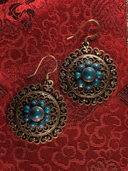 Silver Turquoise Earrings(TGSE 23)