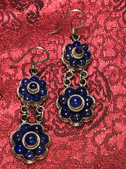 Lapis Silver Earrings(TGSE 74)