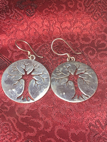Tree of Life Silver Earrings(TGSE 38)
