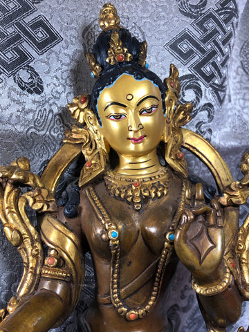 Green Tara Statue (TGST 24)
