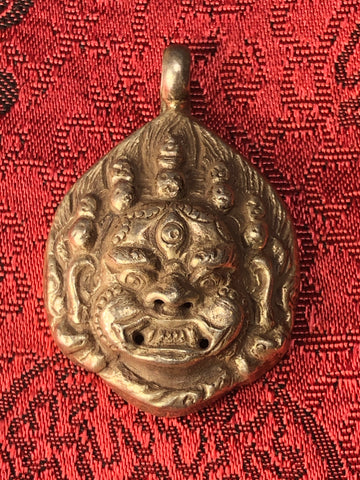 Mahakala Silver Pendant(TGSP 88)