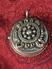 Dharma Wheel Silver Pendant(TGSP 69)