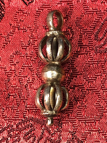 Silver 9 Point Vajra/Dorje Pendant(TGSP 31)