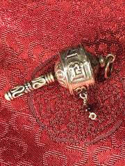 Prayer Wheel Silver Pendant(TGSP 66)