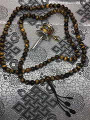 Tiger Eye Mala / Prayer Beads ( TGMA 18 )