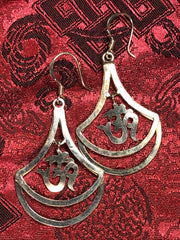 Om Silver Earrings(TGSE 69)