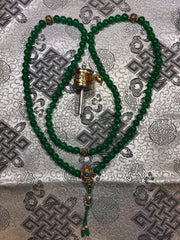 Green Zed Mala/Prayer Beads(TGMA 49)