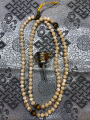 Mother of Pearl - Cream Mala/Prayer Beads (TGMA 47)