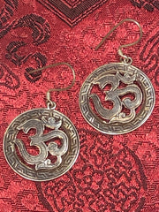 OM Silver Earrings(TGSE 96)